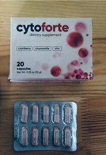 Treatment of cystitis with Cyto Forte natural capsules - a review of the results of the application